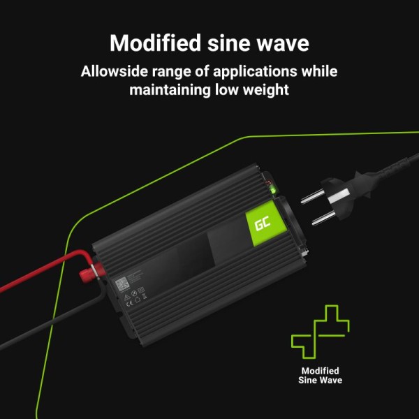 Автомобільний інвертор з 24В на 220В Green Cell 1000W/2000W