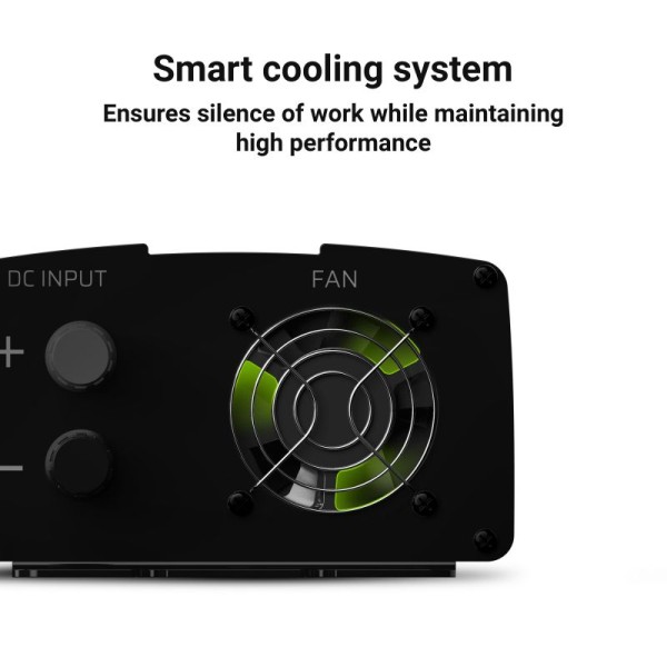Автомобільний інвертор з 24В на 220В Green Cell 1000W/2000W