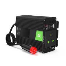 Автомобільний інвертор з 24В на 220В Green Cell 150Вт з USB розетка UK (INV28UK)