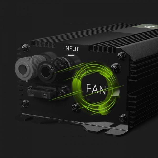 Автомобільний інвертор з 12В на 220В Green Cell Pro 300W/600W з USB