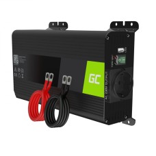 Автомобільний інвертор з 12В на 220В Green Cell Pro 500Вт чистий синус (INVGC16) (INVGC16)