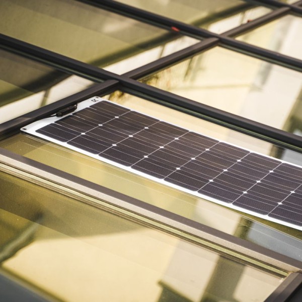 Гнучка монокристалічна сонячна панель Green Cell GC Solar Panel 100W, 12В 18V, ETFE, MC4