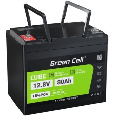 Акумулятор LiFePO4 Green Cell 12.8В 80А/год, 1024Вт/год