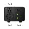 Перетворювач напруги 110V ⇄ 230V Green Cell 400Вт, 500Вт EU UK USA