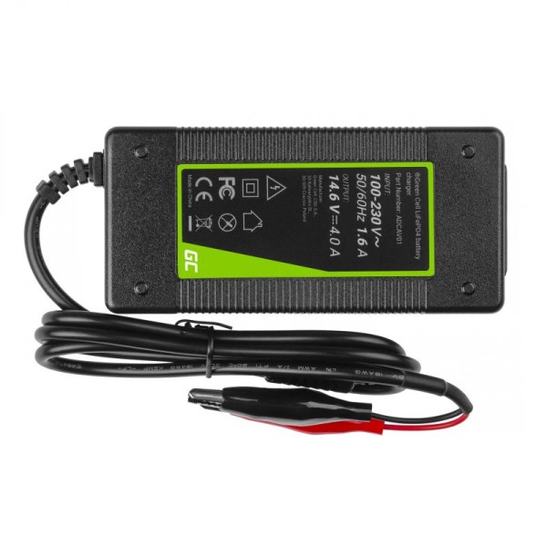Зарядний пристрій для акумуляторів LiFePO4 Gree Cell 14.6В 4A (ADCAV01)