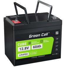 Акумулятор LiFePO4 Green Cell 12.8В 60А/год, 768Вт/год