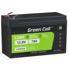 Акумулятор LiFePO4 Green Cell 12.8В 7А/год, 89.6Вт/год