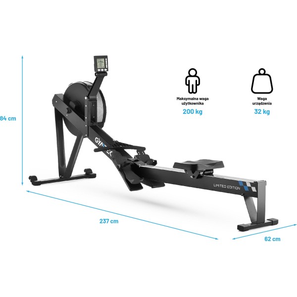 Гребний тренажер повітряний Gymtek XR4000