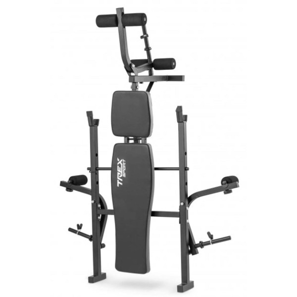 Набір Hop-Sport Premium 39 кг з лавою TX-055 та штангою