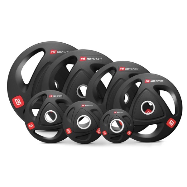 Набір олімпійський Hop-Sport PRO 185 кг з грифом 220 см