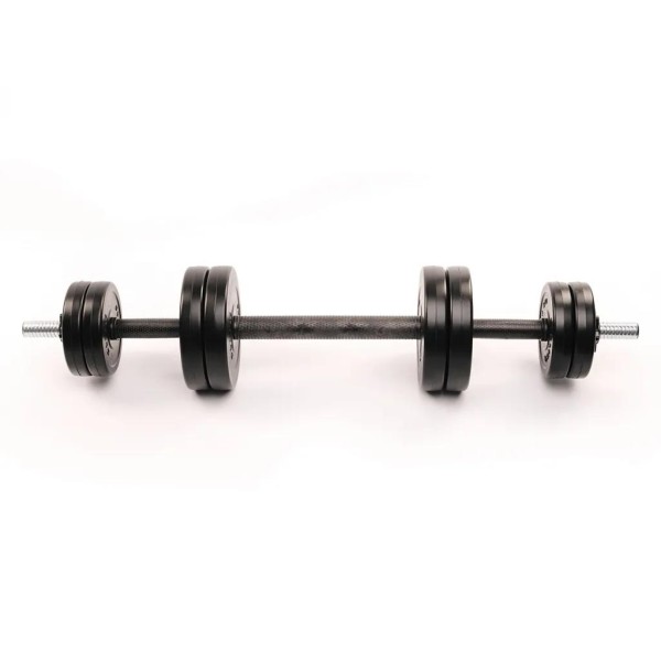 Гантелі Elitum 2х16кг + подовжувач грифа для штанги