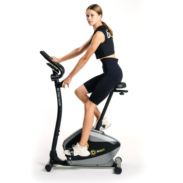 Велотренажер Besport BS-520S RACER магнітний чорно-жовтий