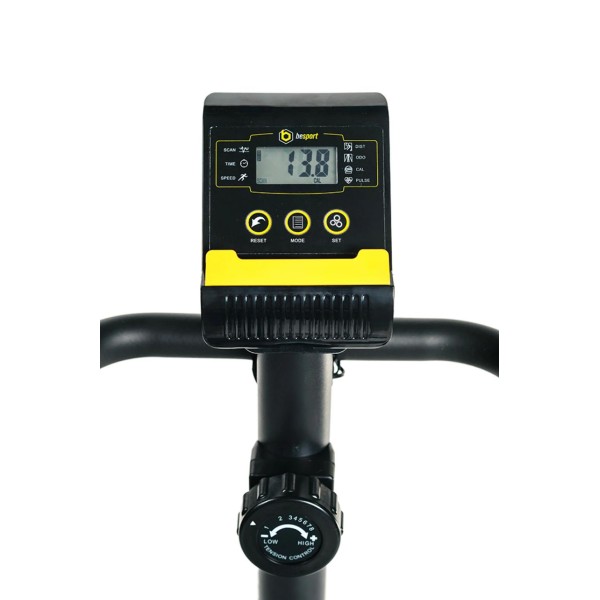 Велотренажер Besport BS-520S RACER магнітний чорно-жовтий