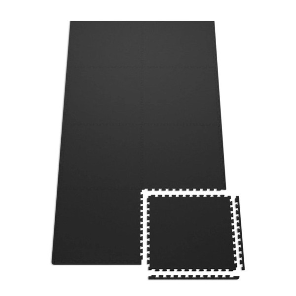 Мат-пазл Hop-Sport EVA 1см HS-A010PM - 8 частин чорний