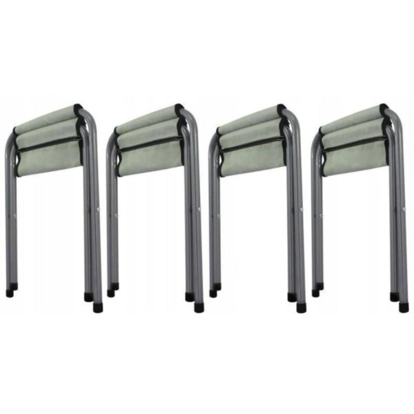 Стіл туристичний Chomik Garden Line RANGER розкладний з 4 стільцями білий