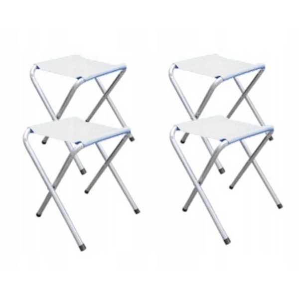 Стіл туристичний Chomik Garden Line RANGER розкладний з 4 стільцями білий