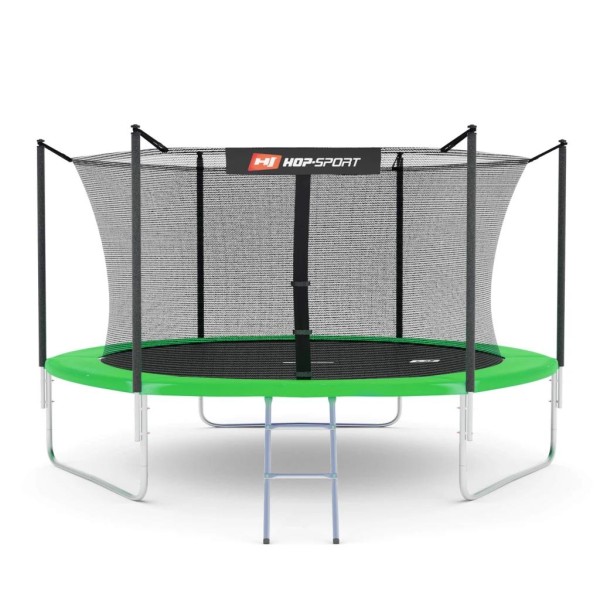 Батут Hop-Sport 10ft (305cm) зелений з внутрішньою сіткою