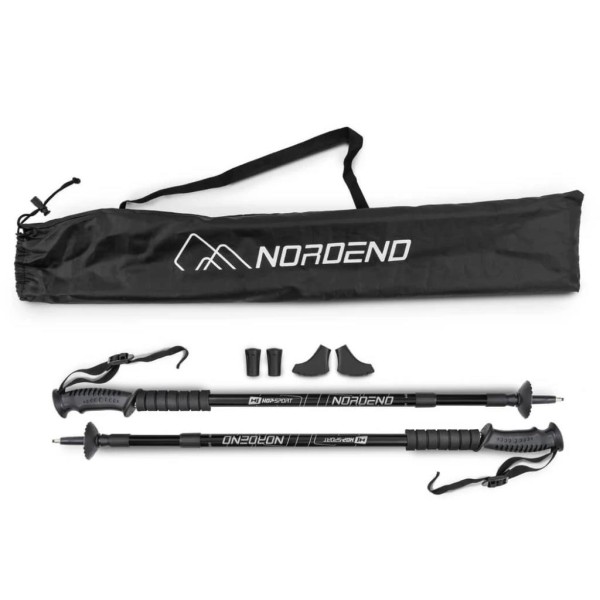 Трекінгові палиці Hop-Sport Nordend чорні