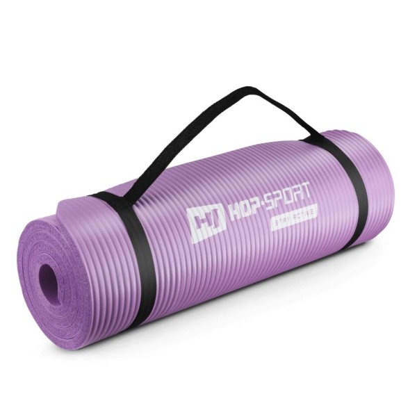 Мат для фітнесу та йоги Hop-Sport HS-N015GM 1.5 см фіолетовий