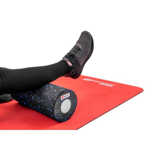 Роллер масажер (валик, ролик) Hop-Sport 3 в 1 EPP 33 см HS-P033DYG чорно-синій