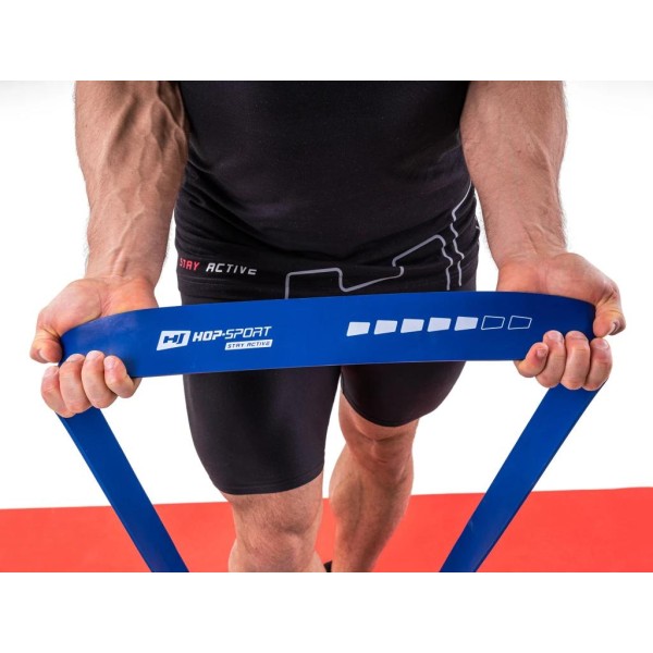 Резинка для фітнесу Hop-Sport 28-80 кг HS-L064RR синя