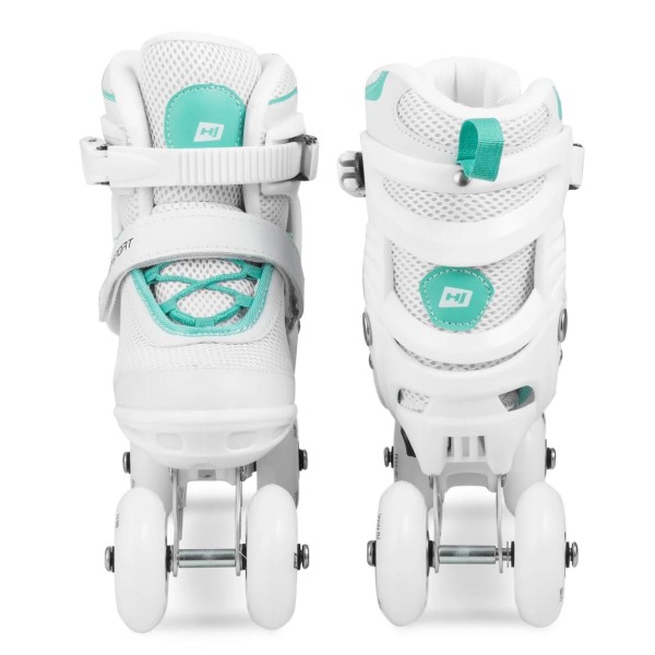 Роликові ковзани 3в1 Hop-Sport HS-903 Motion S (розмір) Біло-м'ятні