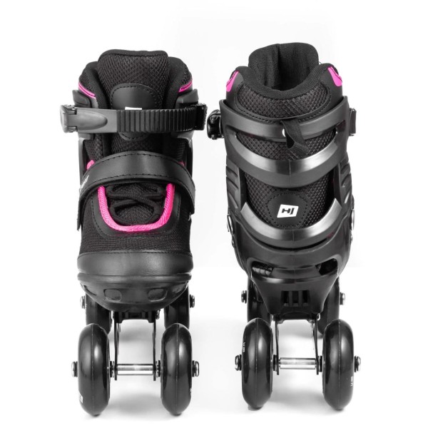 Роликові ковзани 3в1 Hop-Sport HS-903 Motion S (розмір) Чорно-рожеві