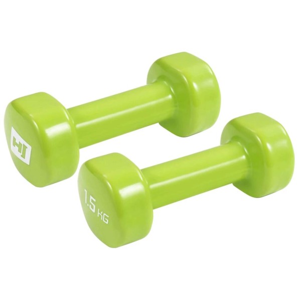 Гантелі для фітнесу вінілові круглі Hop-Sport HS-V015DC 2х1,5кг