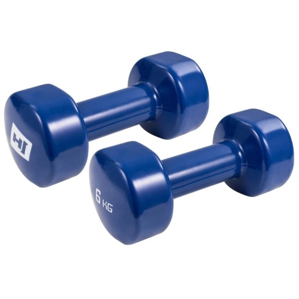 Гантелі для фітнесу вінілові круглі Hop-Sport HS-V060DC 2х6кг