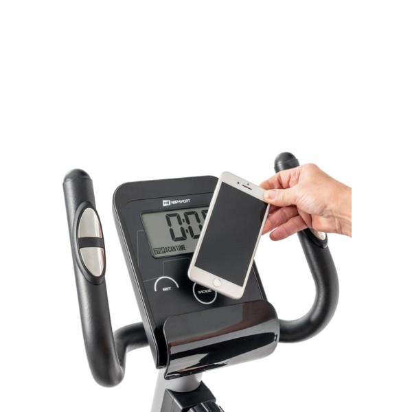 Горизонтальний велотренажер Hop-Sport HS-035L Solo сріблястий