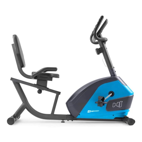 Горизонтальний велотренажер Hop-Sport HS-035L Solo синій