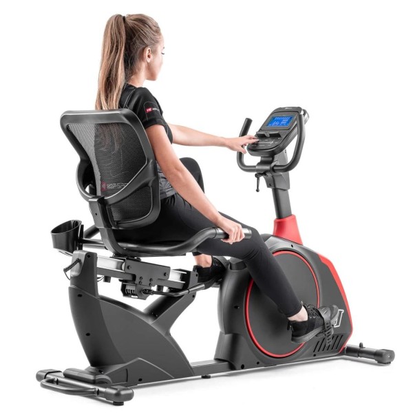 Горизонтальний велотренажер Hop-Sport HS-095L Scale чорний+ мат