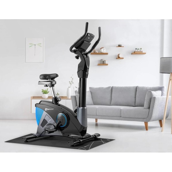 Велотренажер Hop-Sport HS-090H Apollo синій iConsole+ Мат