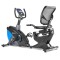 Горизонтальний велотренажер Hop-Sport HS-070L Helix синій iConsole+