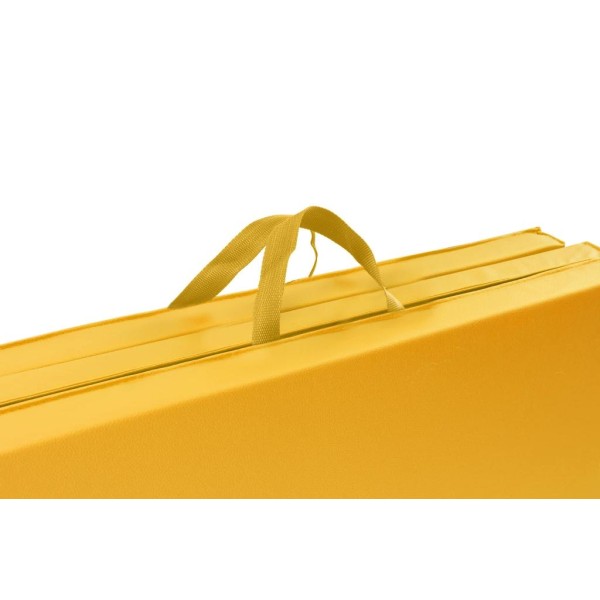 Мат гімнастичний Hop-Sport HS-064FM 4 см твердий жовтий