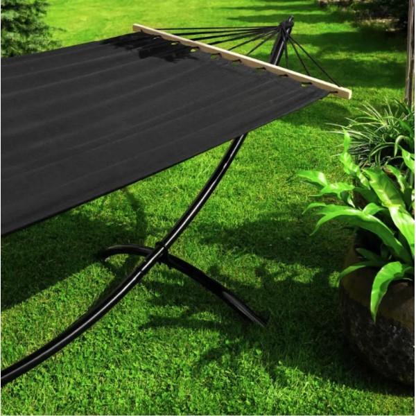 Гамак з каркасом Di Volio Rimini чорний