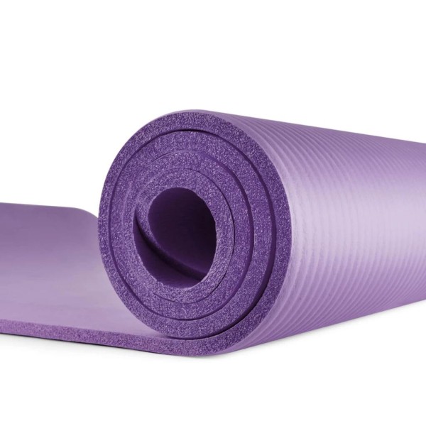 Мат для фітнесу та йоги Hop-Sport HS-N010GM 1 см фіолетовий