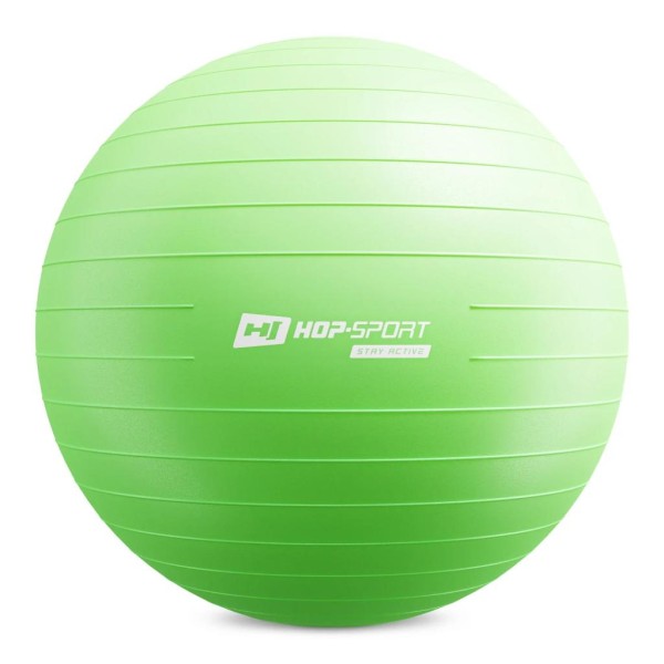 Фітбол Hop-Sport 85 см зелений + насос 2020
