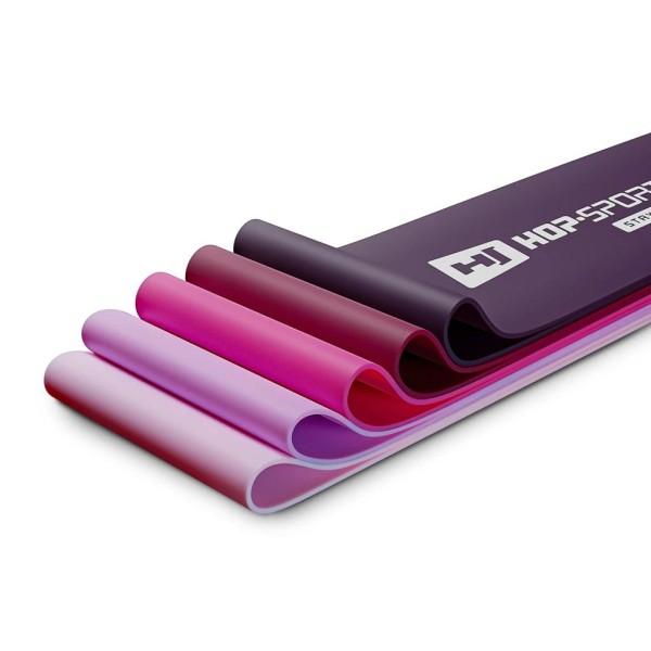 Набір резинок для фітнесу Hop-Sport 600x50mm HS-L650RLP рожевий