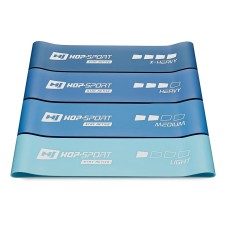 Набір резинок для фітнесу Hop-Sport 600x75мм HS-L675RLB синій