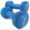 Гантелі для фітнесу неопренові круглі Hop-Sport HS-V030DR 2x3кг синій