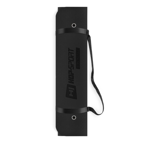 Фітнес-килимок з отворами Hop-Sport TPE 0,8 см HS-T008GM чорно-червоний