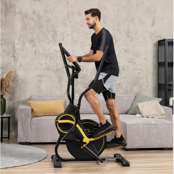 Орбітрек магнітний Hop-Sport HS-450B Dynamic чорно-жовтий