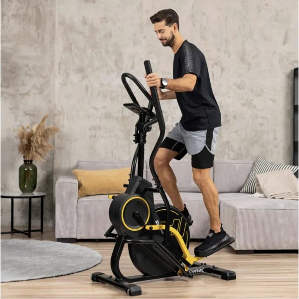 Орбітрек магнітний Hop-Sport HS-450B Dynamic чорно-жовтий