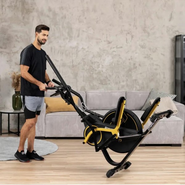Орбітрек магнітний Hop-Sport HS-450B Dynamic чорно-жовтий