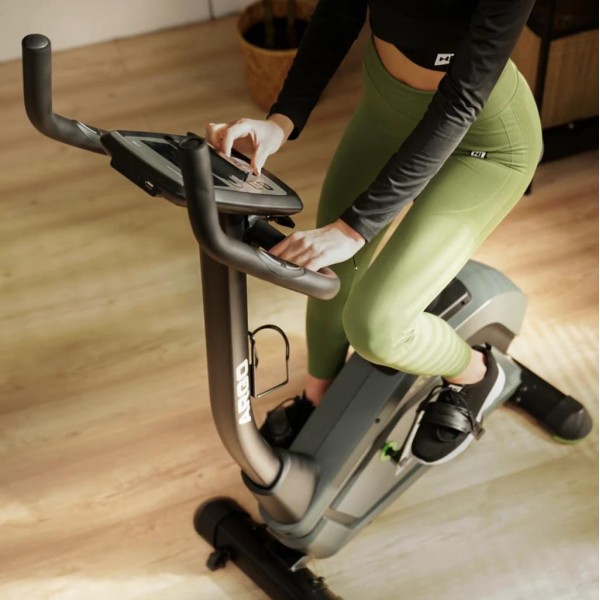 Велотренажер Hop-Sport HS-120H Argo чорно-зелений + мат