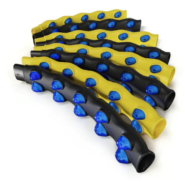 Хулахуп Hop-Sport HS-080HH з масажером 110см чорно-жовтий