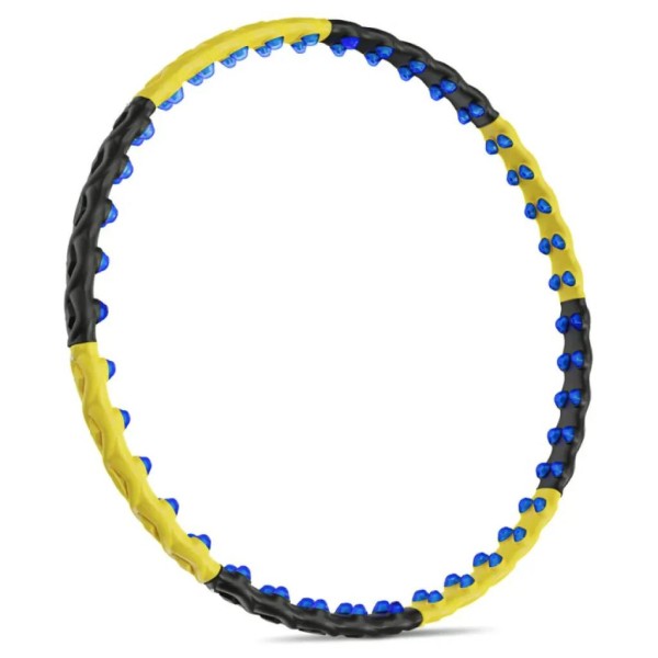 Хулахуп Hop-Sport HS-080HH з масажером 110см чорно-жовтий