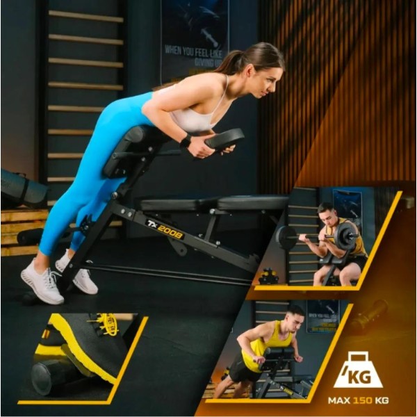 Лавка тренувальна Trex Sport TX-200B із партою Скотта