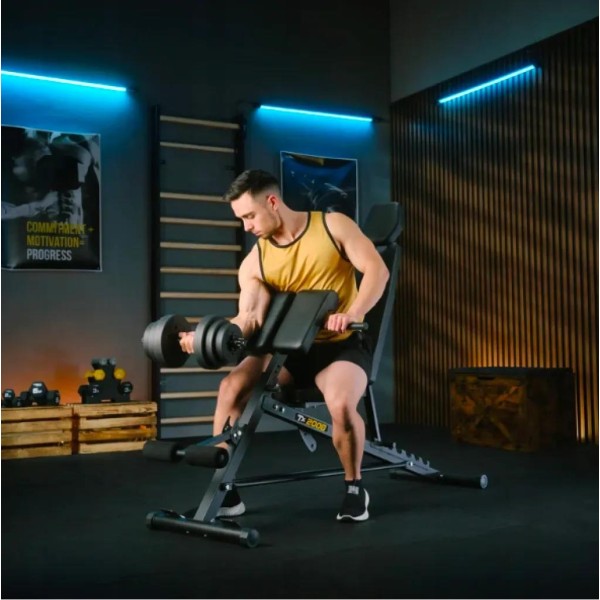 Лавка тренувальна Trex Sport TX-200B із партою Скотта